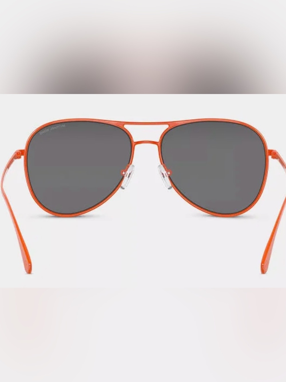 Michael Kors Orange Aviator Sunglasses with Black Lenses - Picture 4 of 7